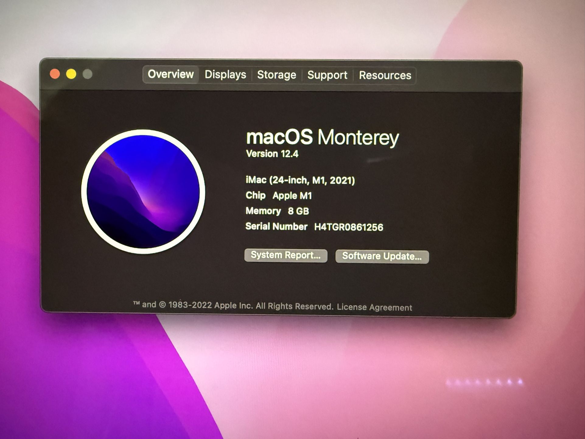 iMac 2021 RED 