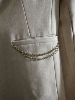 Beige Pants Suit