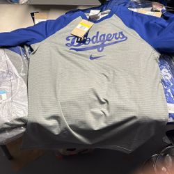 Long Sleeve Dodgers Dri- Fit