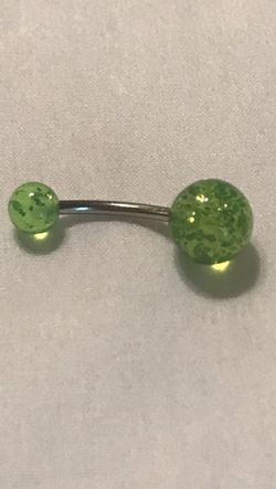 Glitter Ball Bellybutton Ring