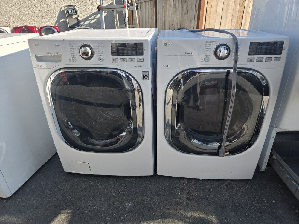 Lg Washer And Dryer Set Electric Lavadora Y Secadora