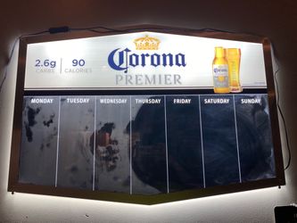 Corona bar sign
