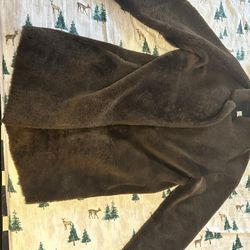 Sandro Paris Fur Coat 