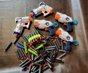 5 Mini NERF guns