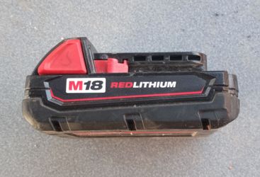 Milwaukee M18 battery $20 good condition