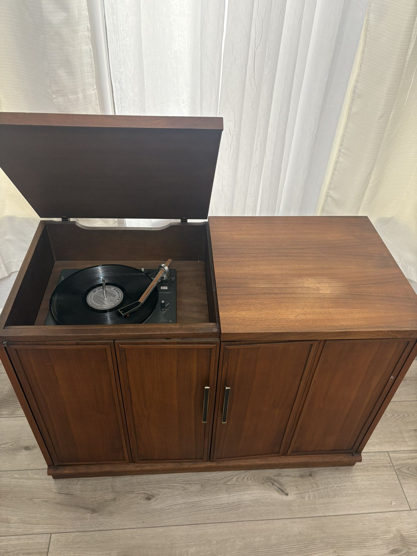 Console With Record Player