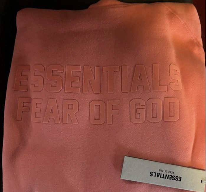 Essential Hoodie Coral 