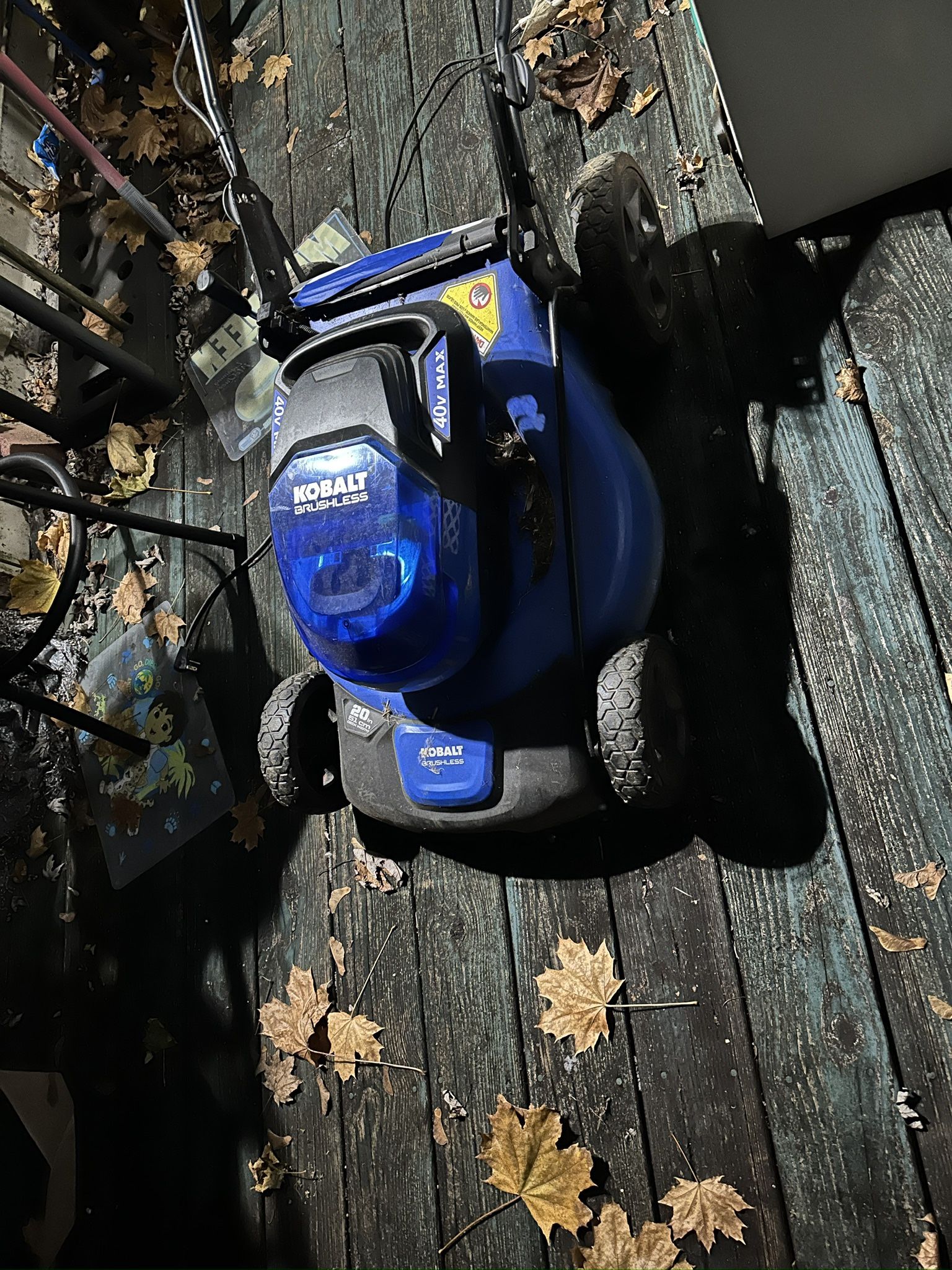 40v Brushless Kobalt Push Mower 