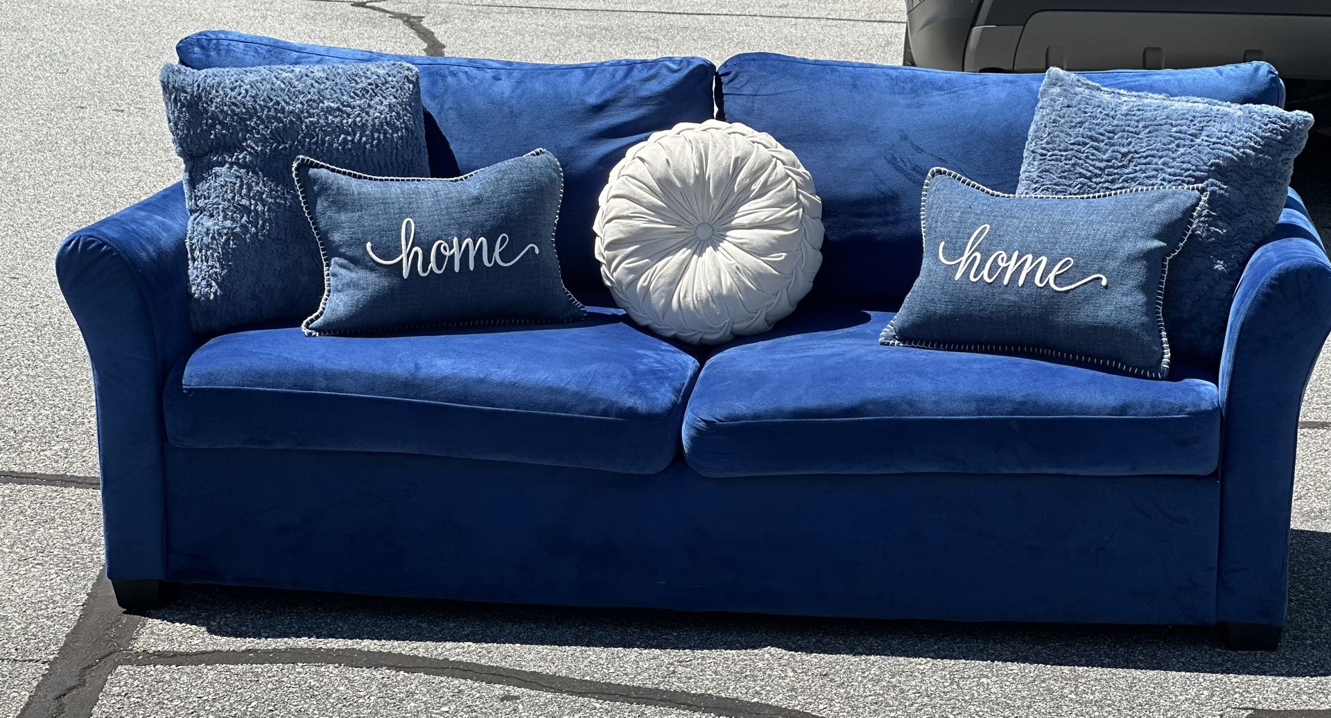 Beautiful Blue Sofa