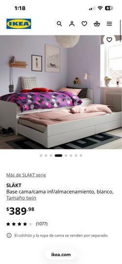 Twin double bed