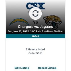 Jaguars vs Chargers Game