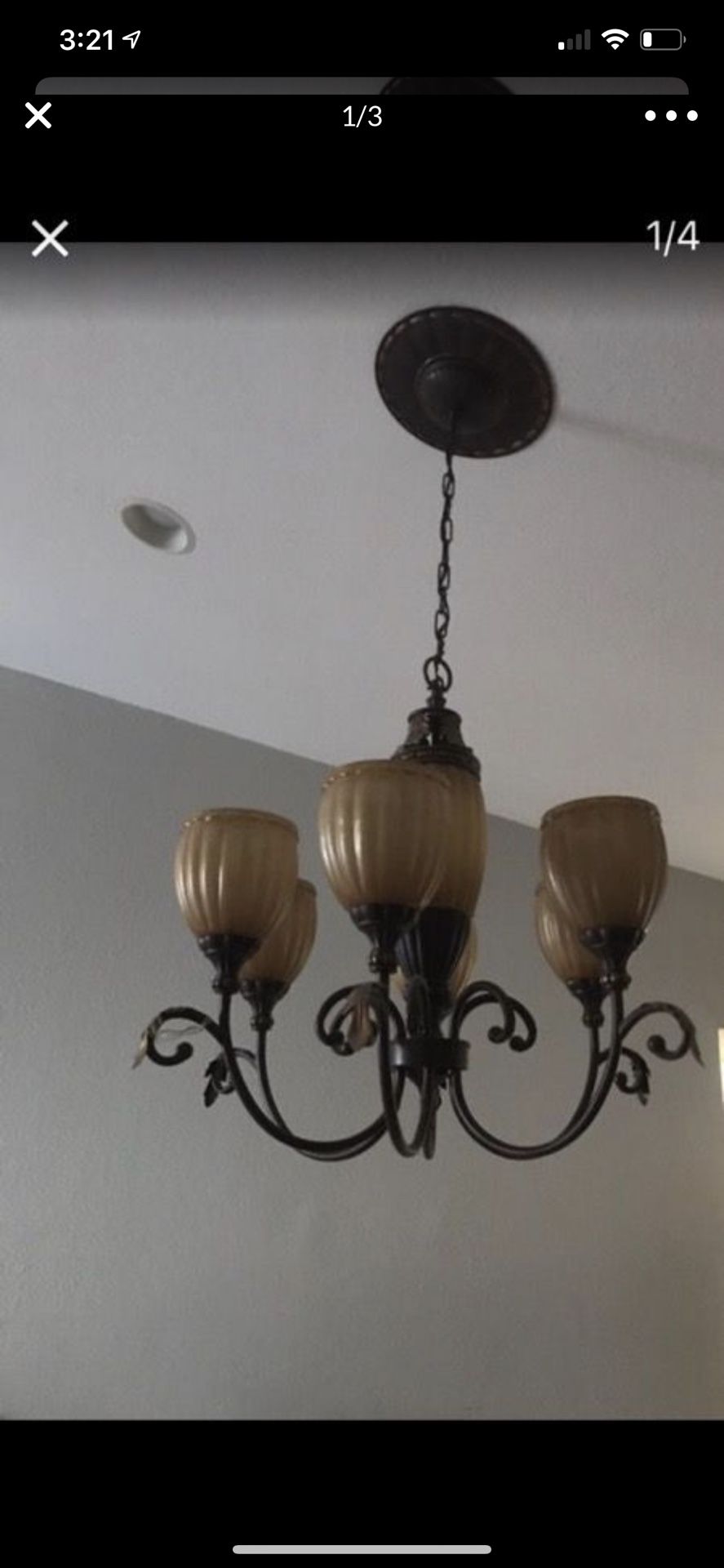 Rustic Chandelier light