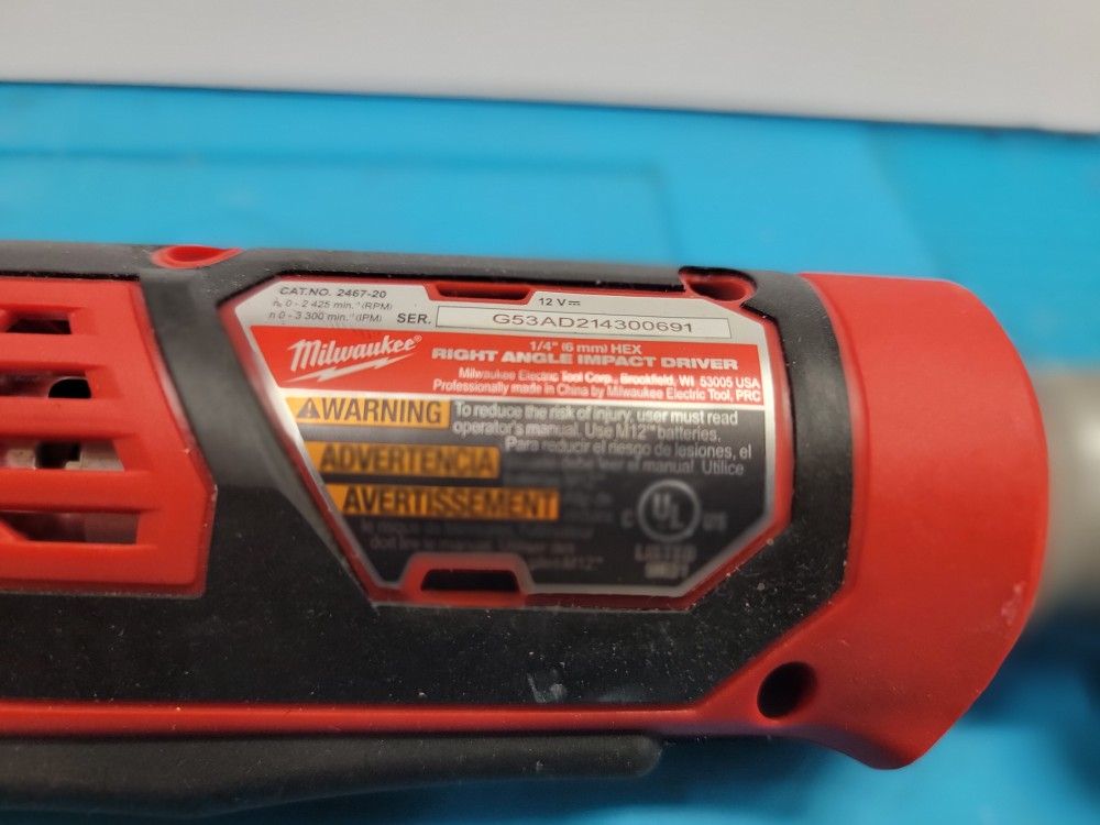 Milwaukee #2467-20 Right Angle Impact Driver