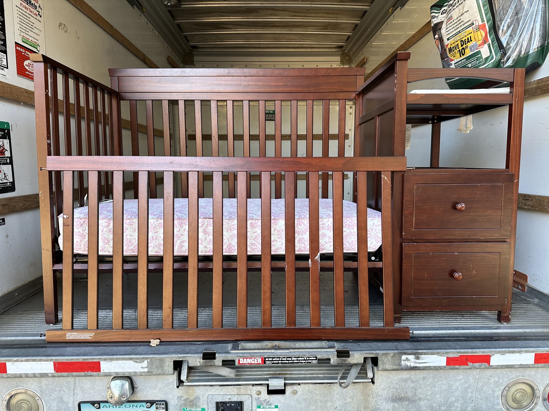 Baby Crib With Mattress