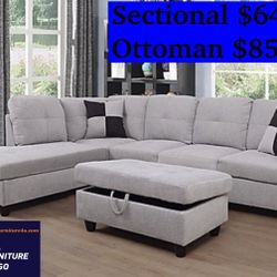 FREE DELIVERY🍀Brand New Sectional Sofa Couch 