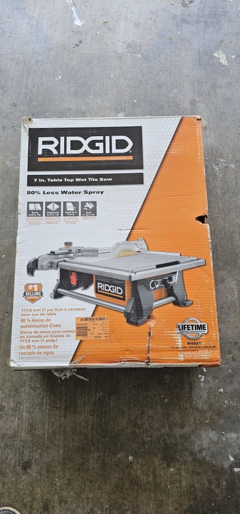 Ridgid Wet Saw