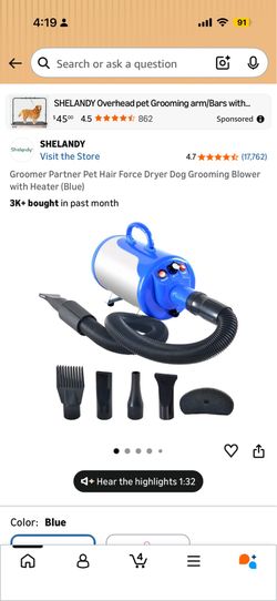 Shelandy Professional Pet Dryer - BRAND NEW