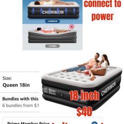 18 Inch Queen Air Mattress 