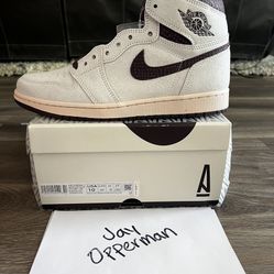 Jordan 1 Og A Ma Maniere Sz 10