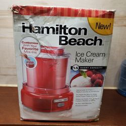 Hamilton Beach Electric Ice Cream Maker 1.5 Quart 