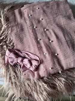 Photography Pearl Wrap/Rug/Bow For Baby