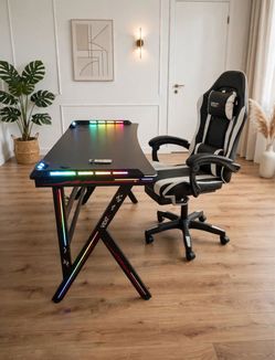Vidit RGB Gaming Desk and Chair Set