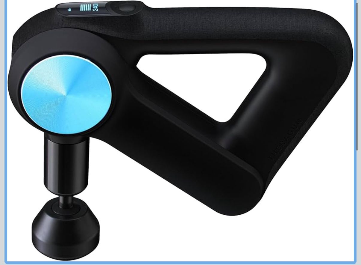 TheraGun Pro Handheld Deep Tissue Massage Gun - Bluetooth Percussion Massage Gun & Personal Massager for Pain Relief & Circulation in Neck, Back, Leg,