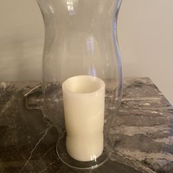 12” Glass For Hurricane Lamp