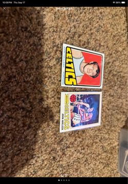 2 Vintage 1970s Topps John Havlicek basketball cards Boston Celtics legend HOF