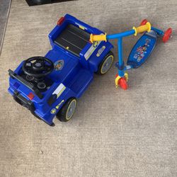 Paw Patrol Quad and scooter
