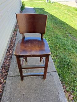 Wood Chairs - Seat is 24" High