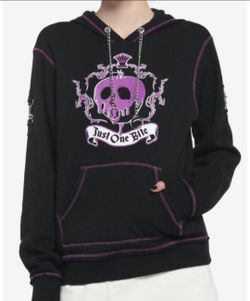 Disney Villains Snow White Just One Bite Girls Hoodie Size small