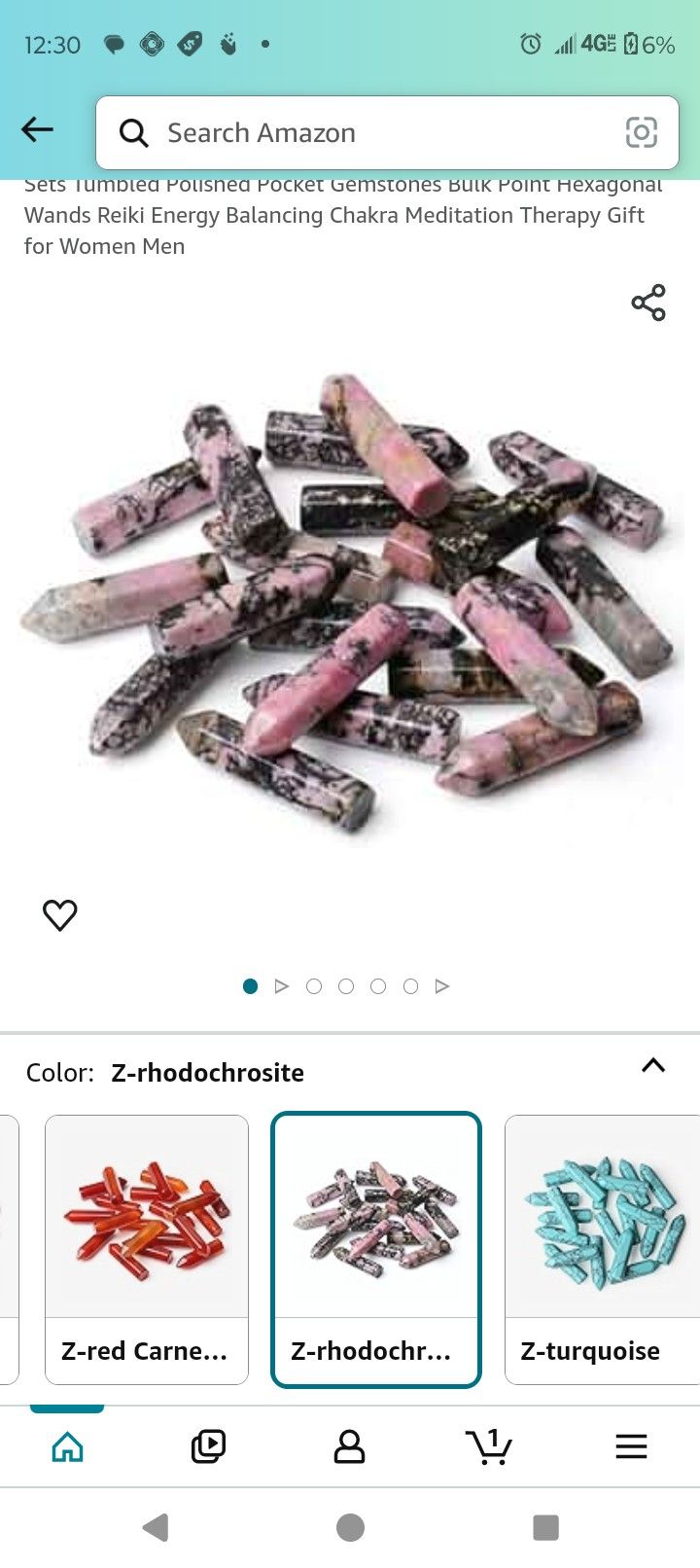 Rhodilite Gemstone Tower Collectable