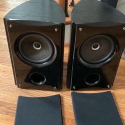 Insignia NS-B2111 6.5" 120 W Bookshelf Speaker - Pair-Black 