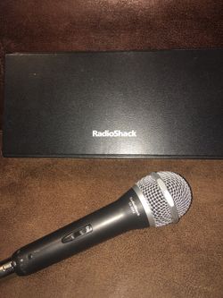 Radio-shack microphone