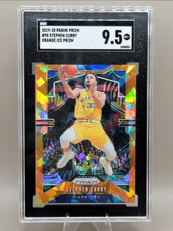 2019 Prizm Stephen Curry Orange Ice SGC 9.5