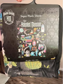 New Disney haunted mansion plush throw
