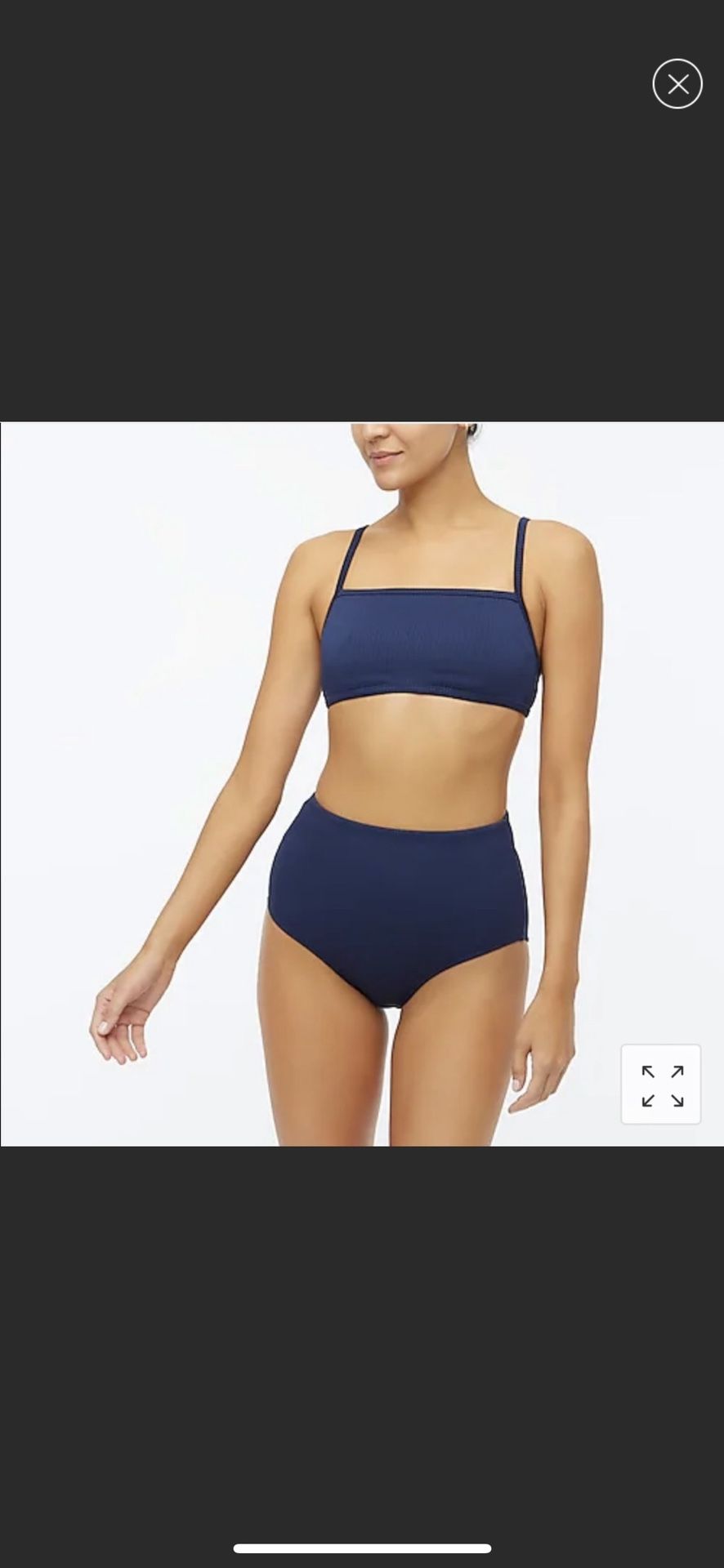 J Crew Ribbed Bikini