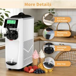 Soft Serve Ice Cream Machine 