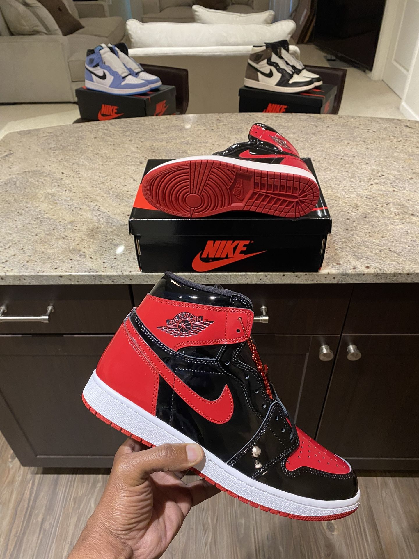 Jordan 1 Patent Bred Size 10