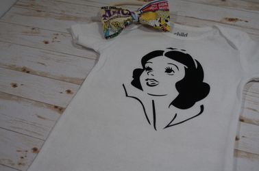 Snow White baby onesie