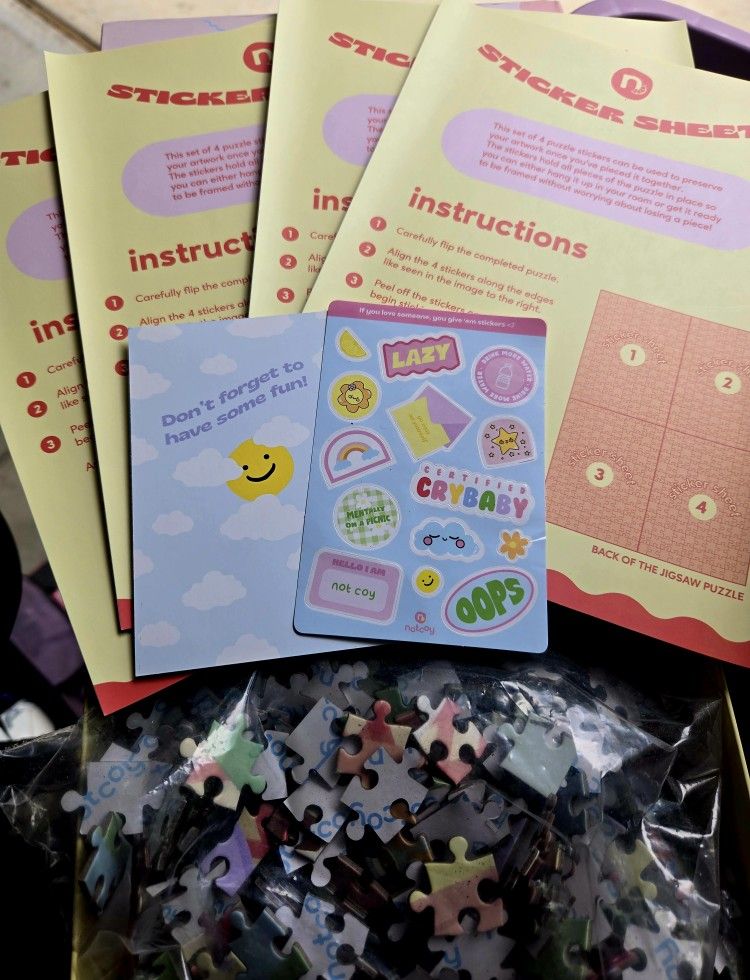 ~ Jigsaw Puzzle, new~ with laminating sheets ~