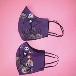 Nightmare Before Christmas Face Mask Adult And Kid