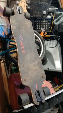Electric skateboard works