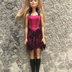 Barbie Halloween Doll - Witch Spider Web Skirt