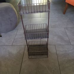 Small Wood And Metal Shelving System Next