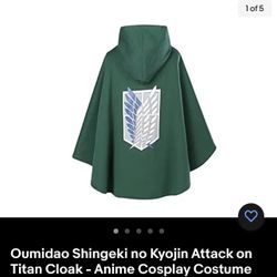  AOT Cosplay Cloak,