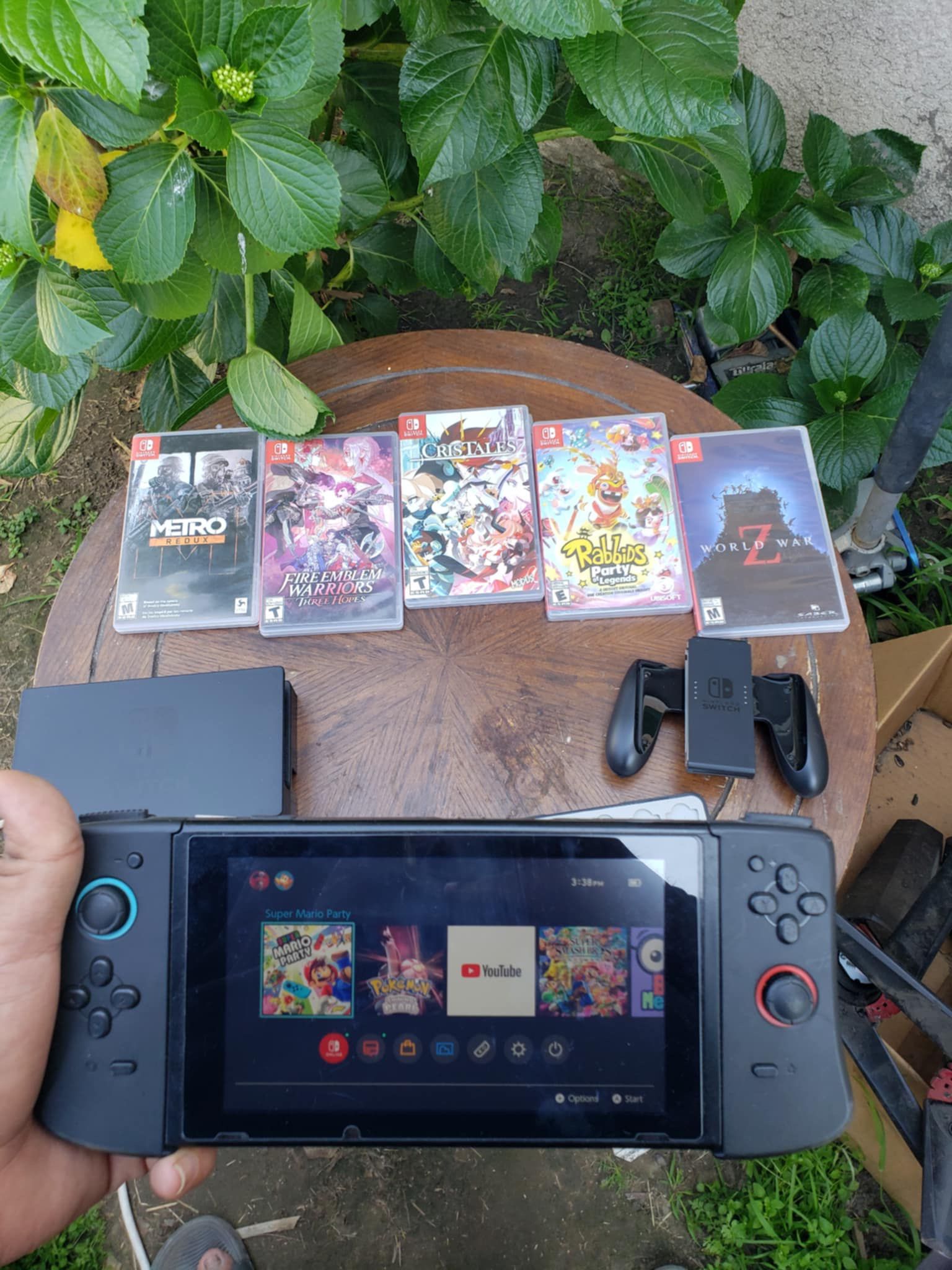 256GB SD $20!, $30! per Game. 5 Games for $100. Noo dock left. $200! Nintendo switch 2020 With Games installed & Charger $200! Do math for all