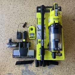 RYOBI ONE+ HP 18V Cordless Pet Stick Vacuum Cleaner Kit with 4.0 Ah HIGH PERFORMANCE Battery, Charger