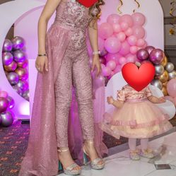 Mom And Daughter Matching Dress